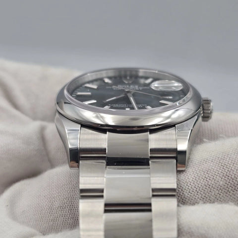 2025 PAPERS Rolex Datejust Green Dial Stainless Steel Oyster 36mm 126200 BOX