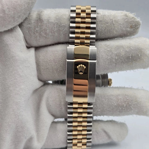Rolex Datejust 126333 Two Tone Black Dial Jubilee