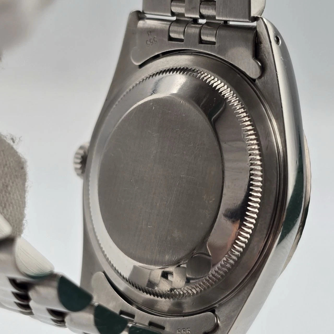 Rolex Datejust Factory Grey Tapestry Dial Steel Jubilee 16234 36mm Watch