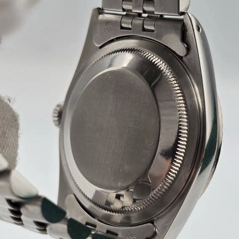 Rolex Datejust Factory Grey Tapestry Dial Steel Jubilee 16234 36mm Watch