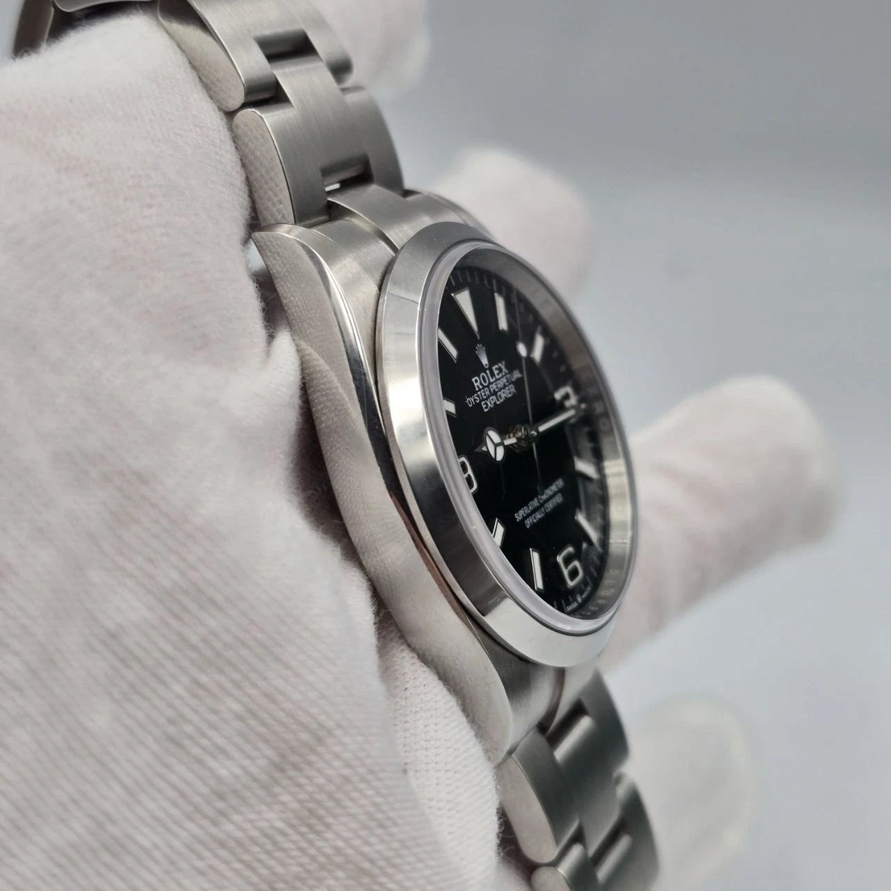 2025 PAPERS Rolex Explorer Black Dial Stainless Steel 36mm Watch 124270 BOX