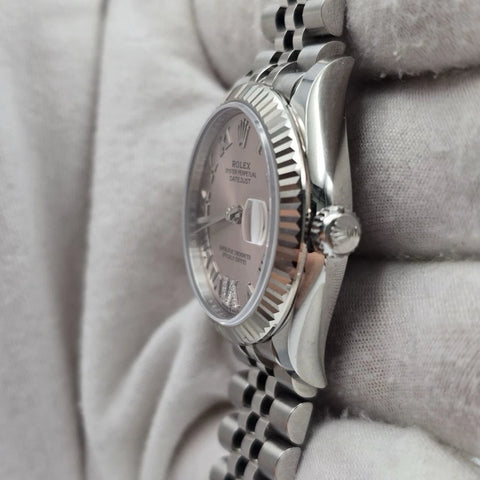 NEW 2026 Rolex Datejust 31mm Pink Roman Diamond 6 Dial Steel Jubilee 278274