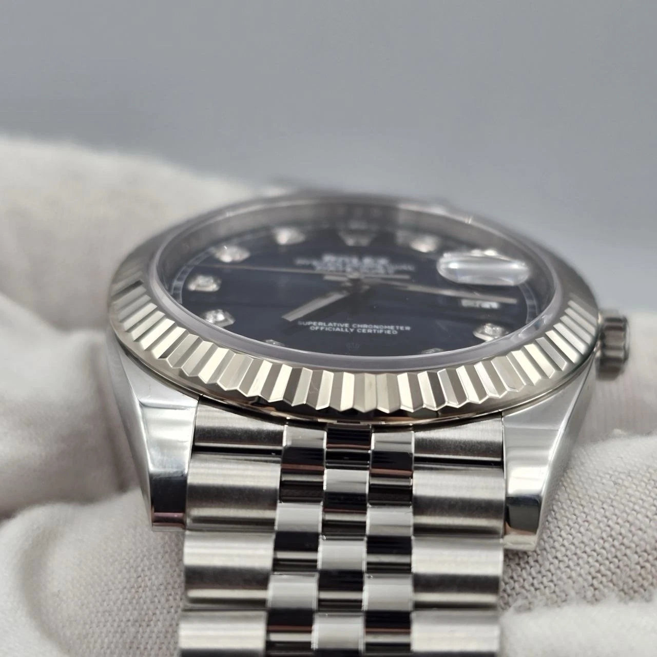 Rolex Datejust 41mm 126334 Blue Diamond Dial