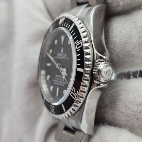 2006 Rolex Sea-Dweller Stainless Steel Black Dial 40mm Watch 16600
