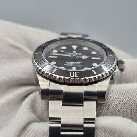 Rolex Submariner No-Date 114060 Stainless Steel Black Ceramic 40mm Watch