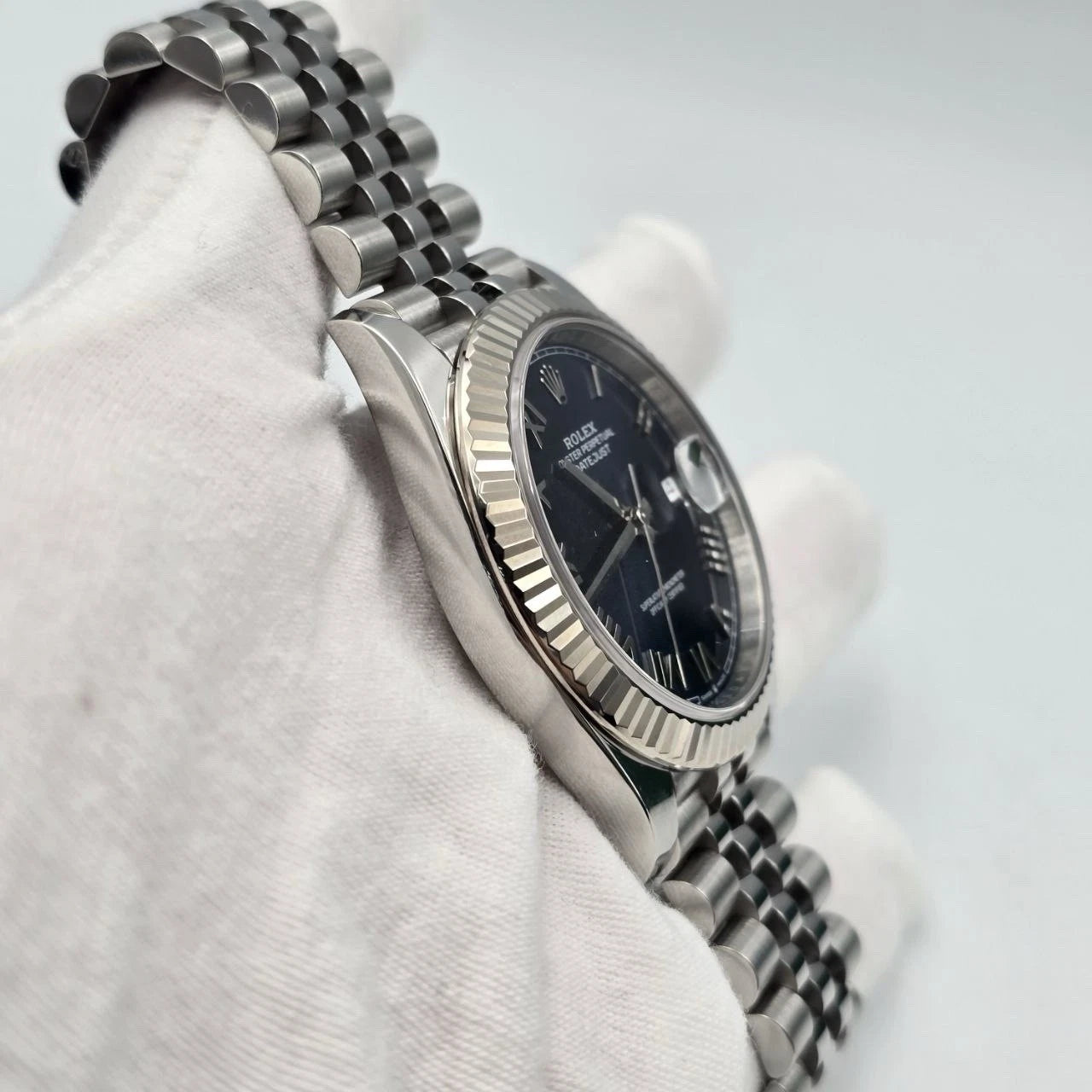 2026 PAPERS Rolex Datejust 126334 Steel Jubilee Azzurro Blue Roman Dial 41mm BOX