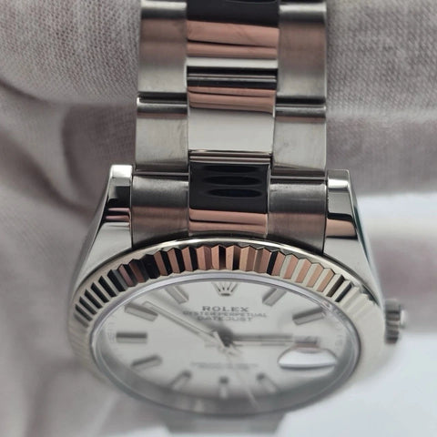 PAPERS 2023 Rolex Datejust 41mm 126334 Stainless Steel Oyster Silver Dial BOX