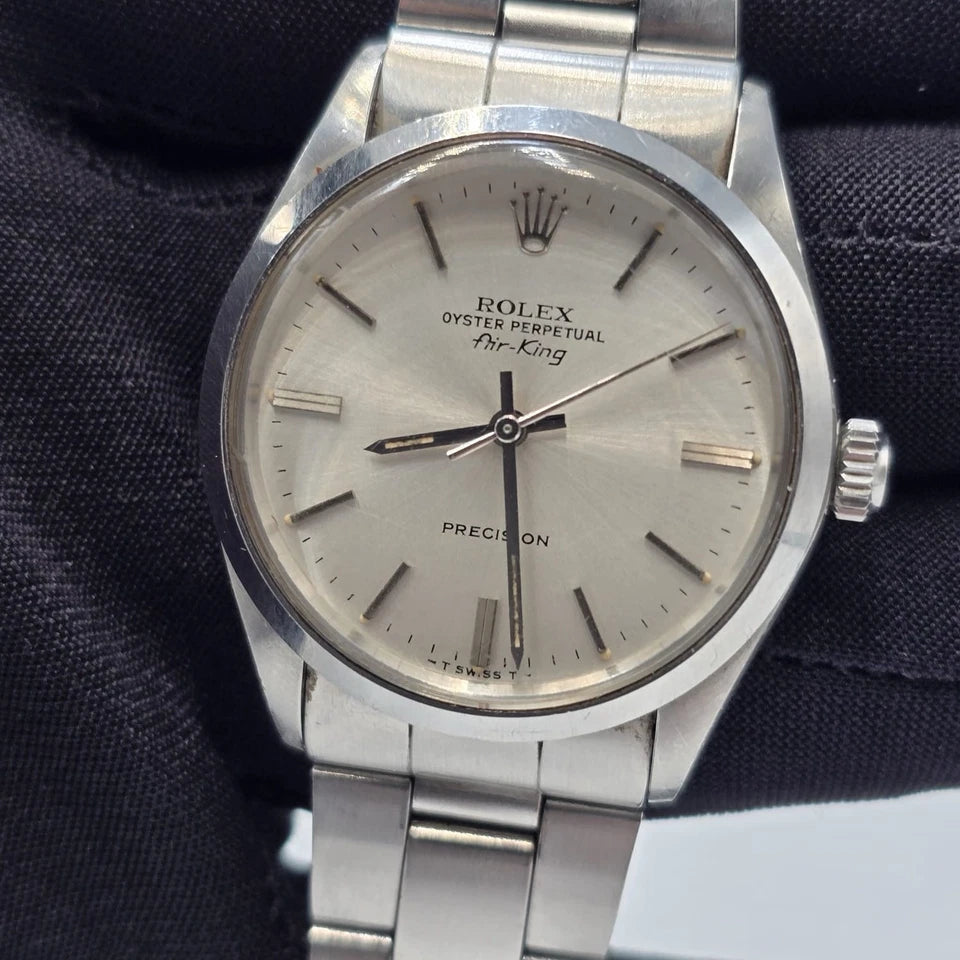 Rolex Air King Precision 5500 Steel Oyster Automatic 34mm Watch