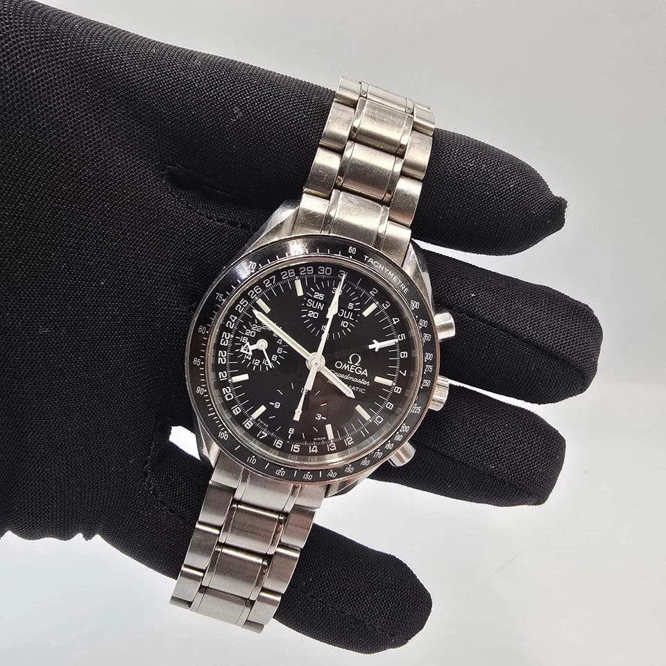 Omega Speedmaster Day Date 3520.50 Mark 40 Chronograph Automatic 39mm Watch B+P