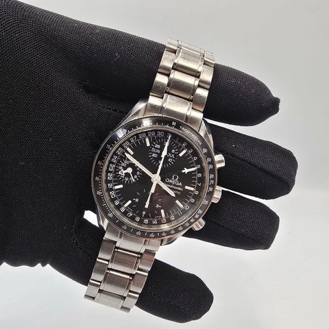 Omega Speedmaster Day Date 3520.50 Mark 40 Chronograph Automatic 39mm Watch B+P