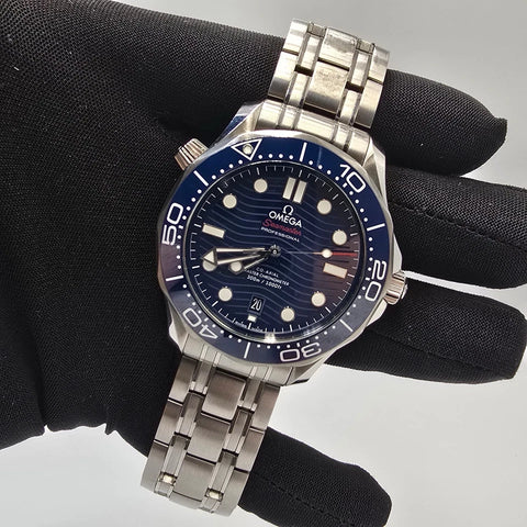 PAPERS 2024 Omega Seamaster Diver 300M Blue Dial 42mm 210.30.42.20.03.001 BOX