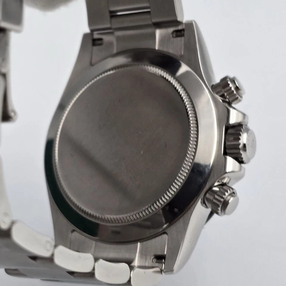 MINT 2024 RSC Rolex Daytona 116500LN White Panda Ceramic 40mm Steel Watch B+P