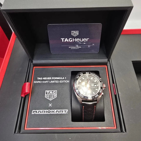 PAPERS 2022 TAG Heuer Formula 1 x Mario Kart Men's Chronograph Watch CAZ201E BOX