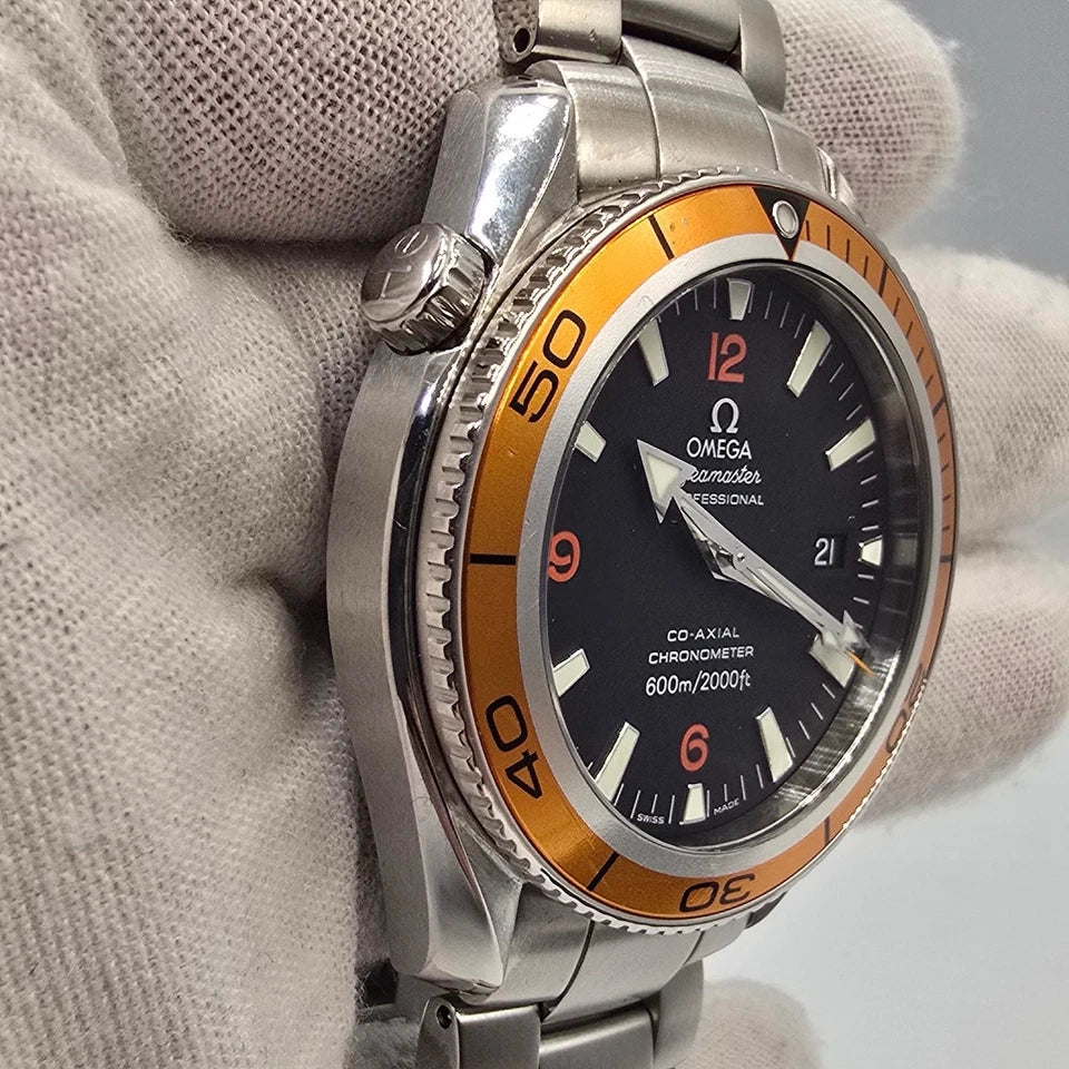 Omega Seamaster Planet Ocean 600M Orange Bezel 42mm Watch 2209.50