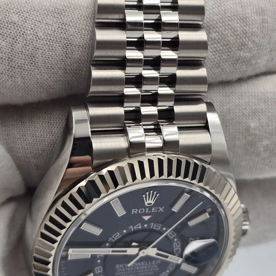 MINT PAPERS 2024 Rolex Sky-Dweller 42mm 336934 Jubilee Blue Dial BOX
