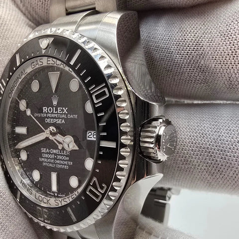 MINT PAPERS 2022 Rolex Sea-Dweller Deepsea Black 126660 44mm Steel Watch Box