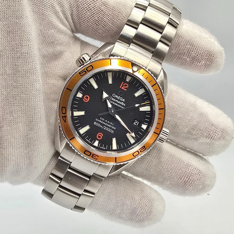 Omega Seamaster Planet Ocean 600M Orange Bezel 42mm Watch 2209.50