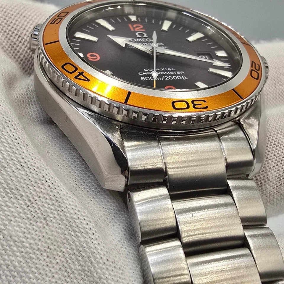 Omega Seamaster Planet Ocean 600M Orange Bezel 42mm Watch 2209.50