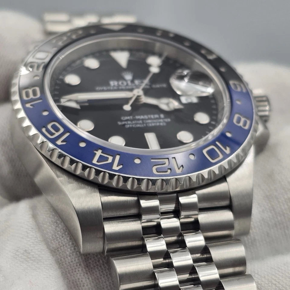 PAPERS 2024 Rolex GMT-Master II BATGIRL Steel JUBILEE 40mm 126710BLNR BOX