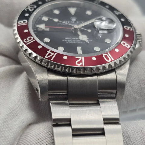 2021 RSC Rolex GMT-Master II 16710 Coke SEL Steel Red Black Bezel 40mm Watch