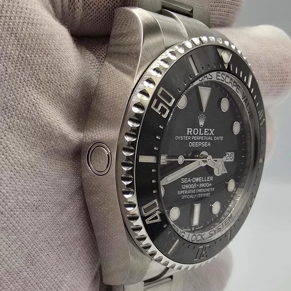 MINT PAPERS 2022 Rolex Sea-Dweller Deepsea Black 126660 44mm Steel Watch Box