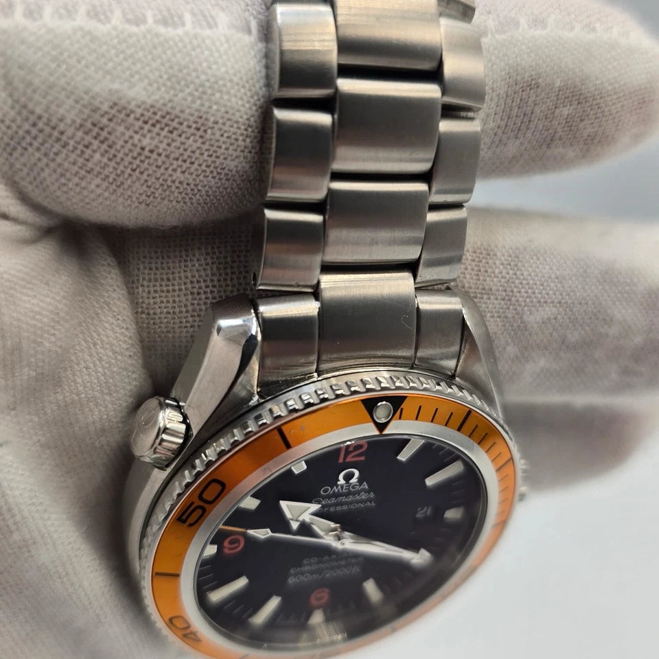 Omega Seamaster Planet Ocean 600M Orange Bezel 42mm Watch 2209.50