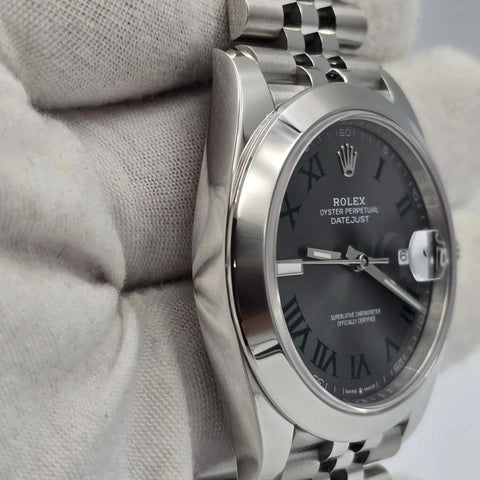 NEW 2026 Rolex Datejust 41mm Steel Smooth Wimbledon Dial Jubilee 126300 UNWORN