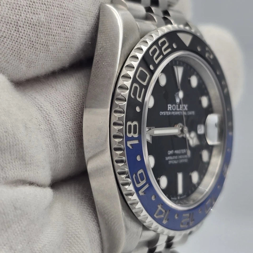 PAPERS 2024 Rolex GMT-Master II BATGIRL Steel JUBILEE 40mm 126710BLNR BOX