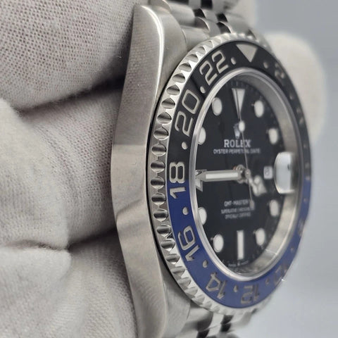 PAPERS 2024 Rolex GMT-Master II BATGIRL Steel JUBILEE 40mm 126710BLNR BOX