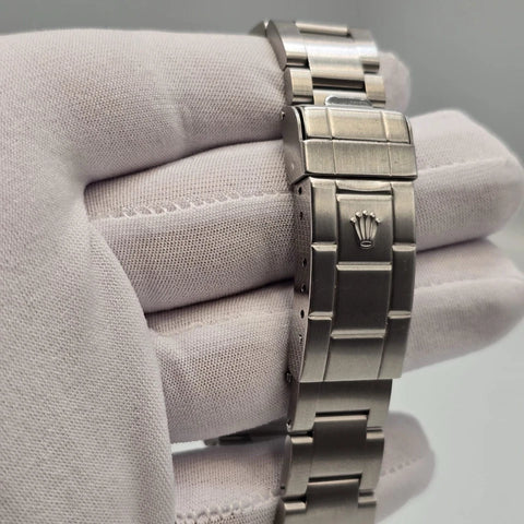 PAPERS 2006 Rolex Submariner Date Steel NO HOLES Black Dial 40mm Watch 16610