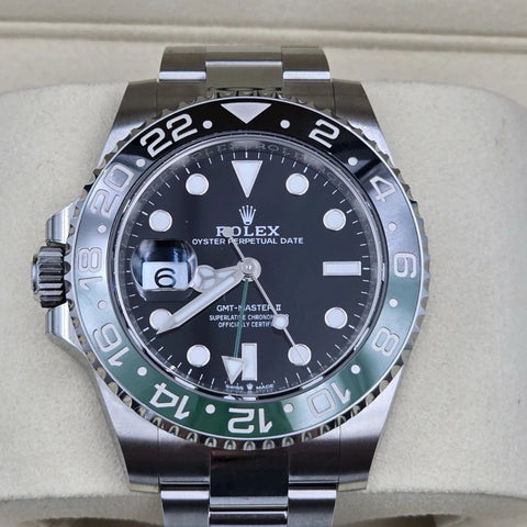 NEW 2025 Rolex GMT-Master II “Sprite” 40mm 126720VTNR Oyster Black Dial UNWORN