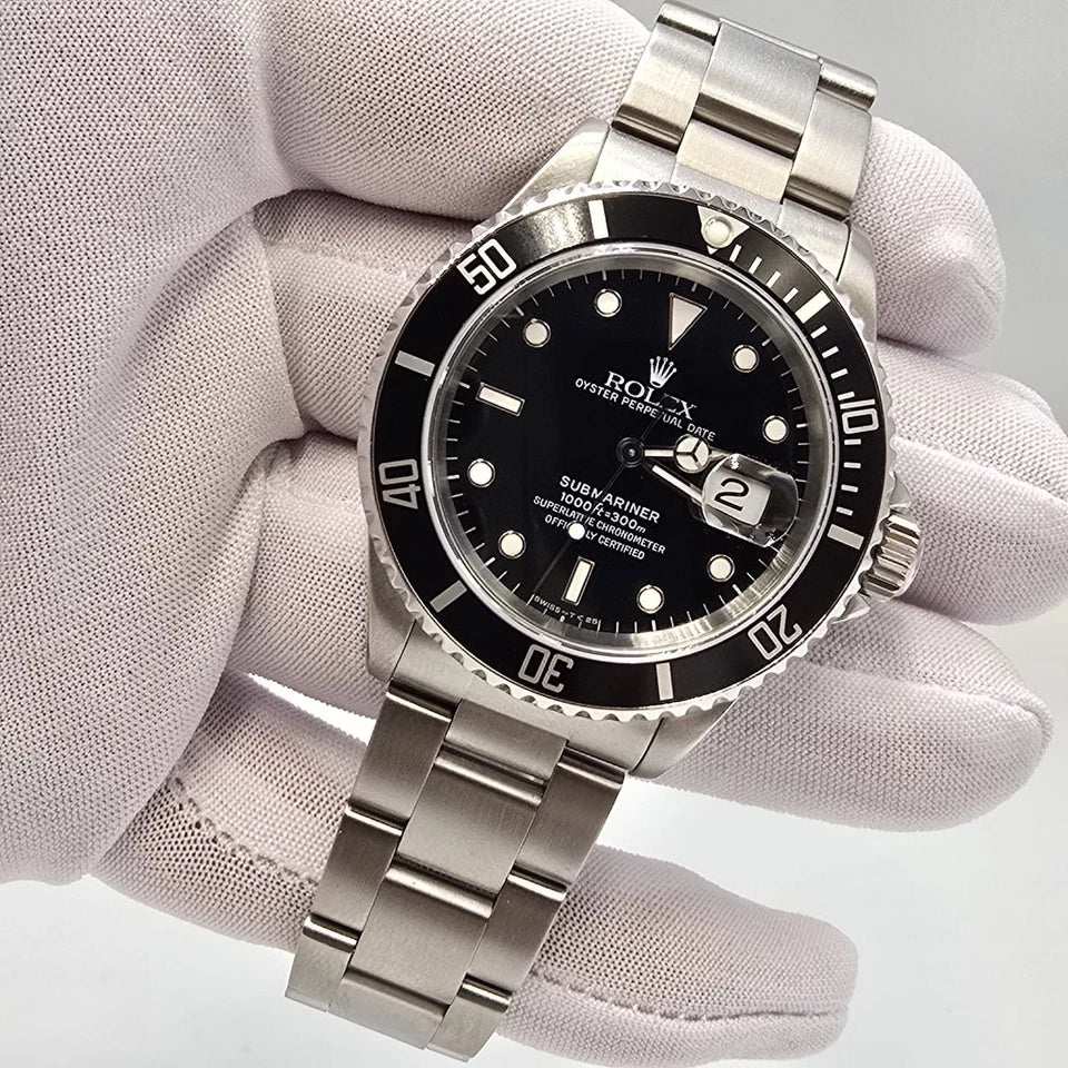 2022 RSC MINT Rolex Submariner Date 16610 Black Dial Stainless Steel Oyster 40mm