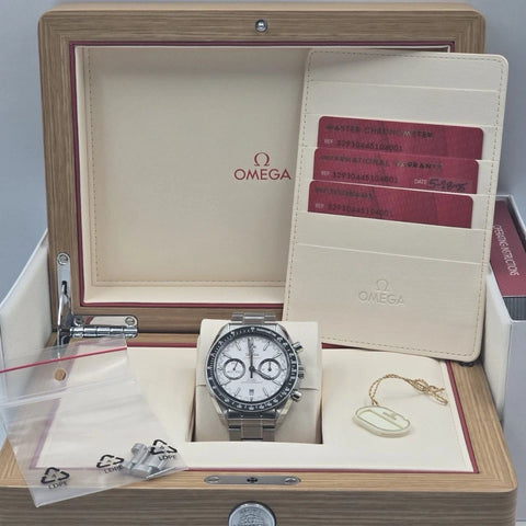 PAPERS 2025 Omega Speedmaster Racing 329.30.44.51.04.001 Master Chronometer BOX