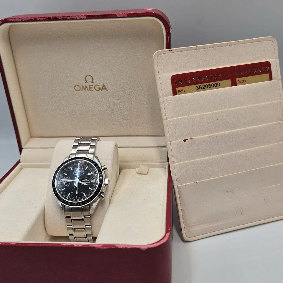 Omega Speedmaster Day Date 3520.50 Mark 40 Chronograph Automatic 39mm Watch B+P