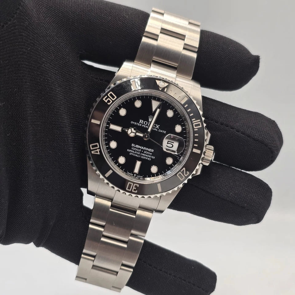 Rolex Submariner Date Stainless Steel Black Ceramic 41mm Watch 126610LN